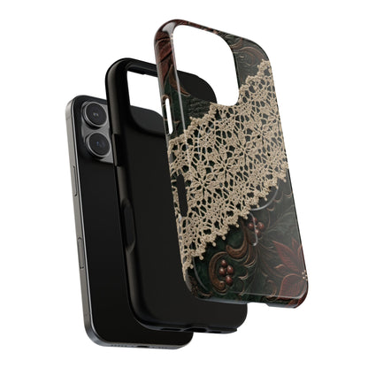 Poinsettia Lace Magnetic Case