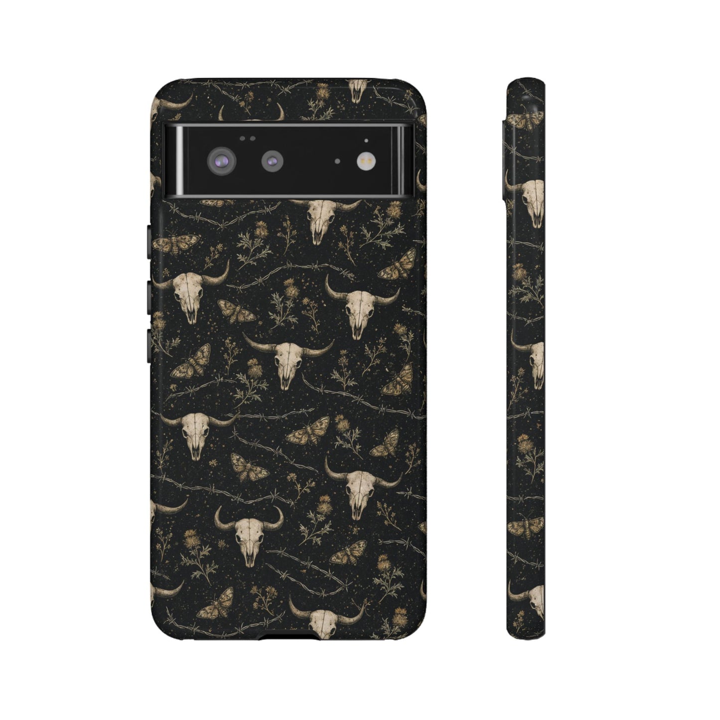 Bull Skull Barbwire Tough Case