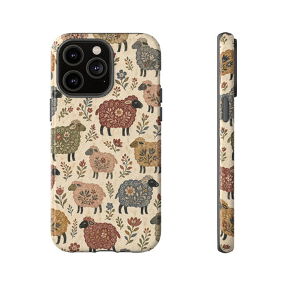 Folk Sheep Tough Case