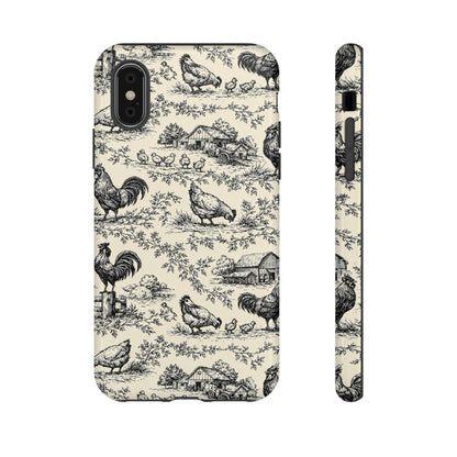 Toile Chickens Tough Case