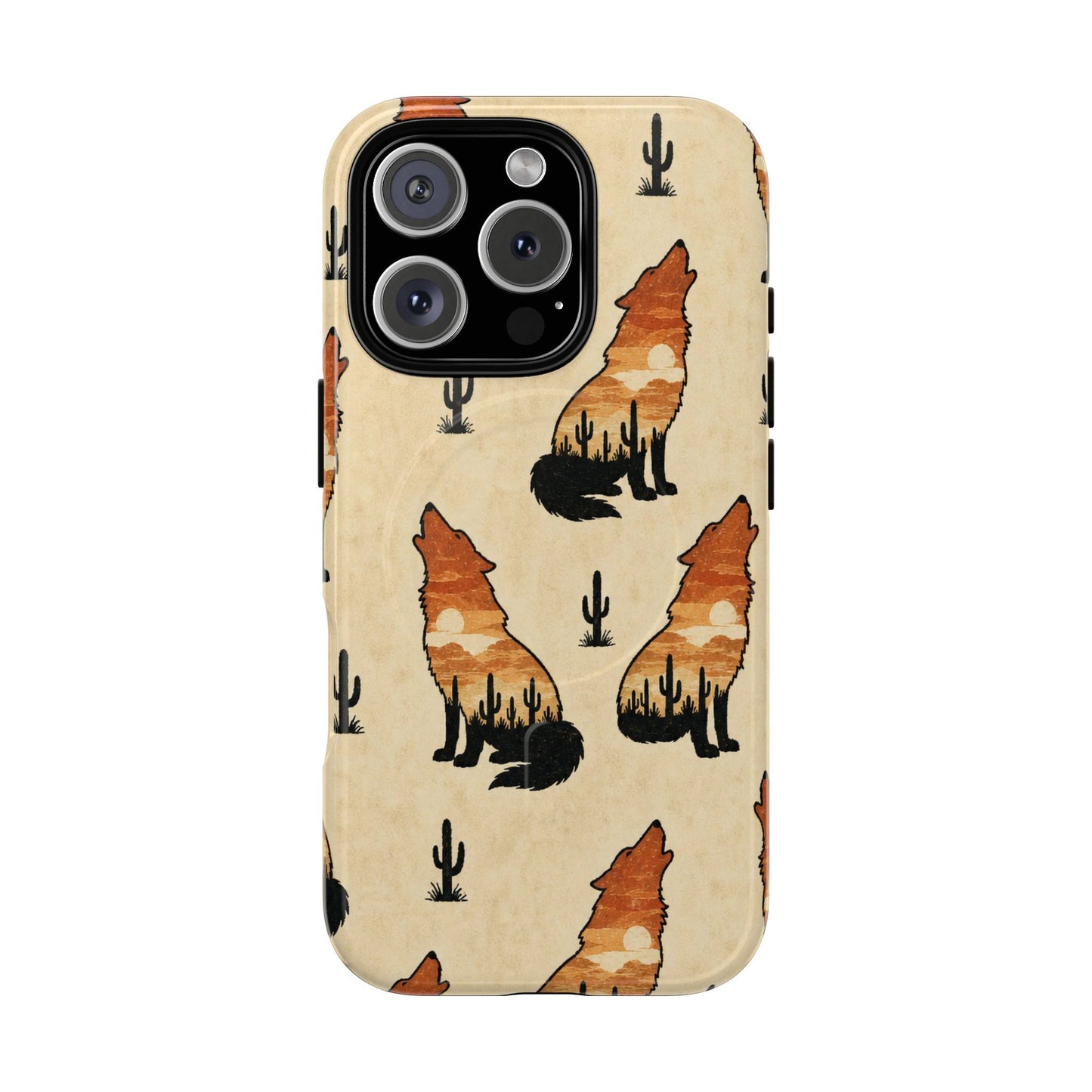 Desert Wolf Magnetic Case