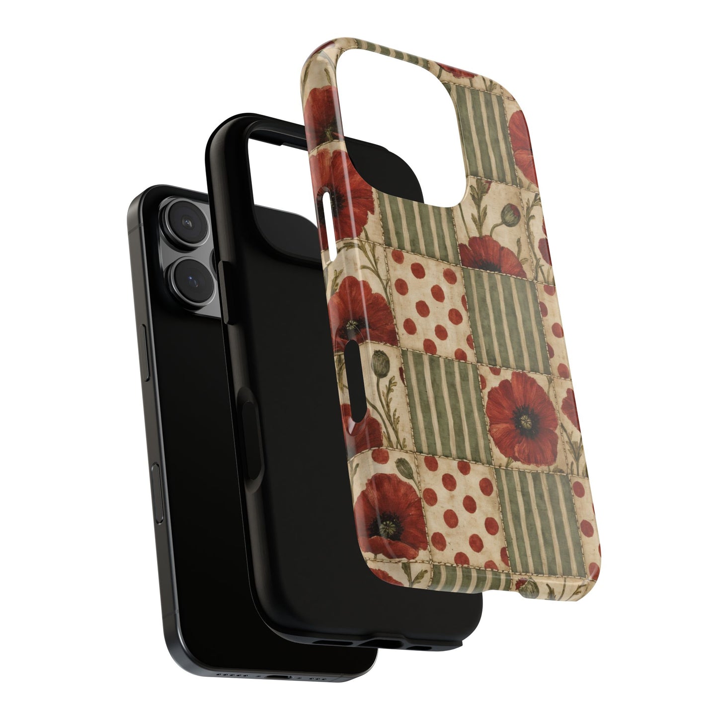Poppy Patchwork Tough Case