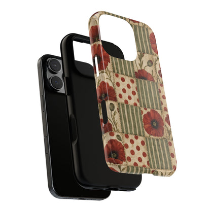 Poppy Patchwork Tough Case