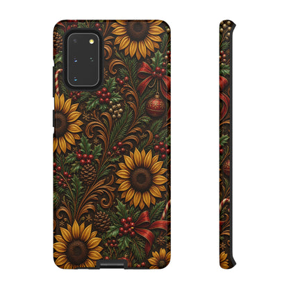 Christmas Sunflowers Tough Case