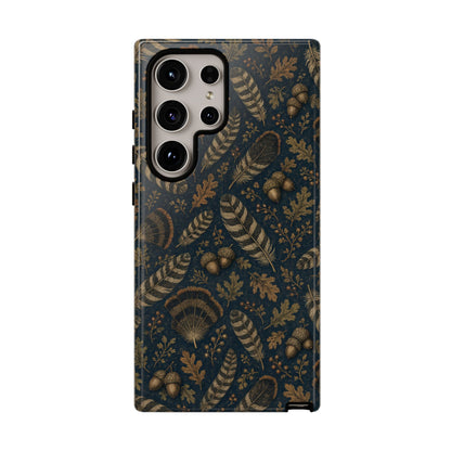 Navy Feathers Tough Case
