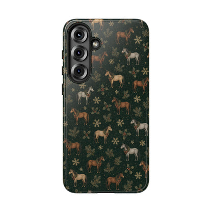 Evergreen Horses Tough Case