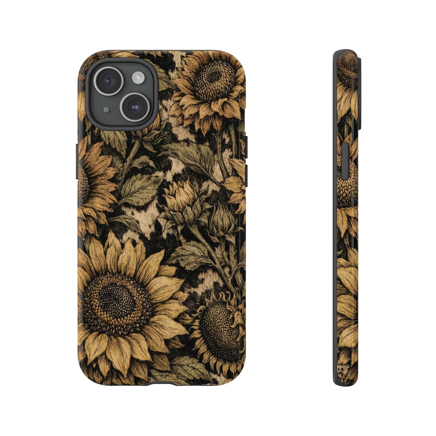Cowhide Sunflowers Tough Case