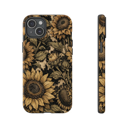 Cowhide Sunflowers Tough Case