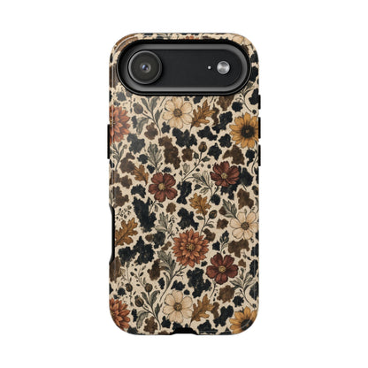 Autumn Cowhide Bloom Tough Case