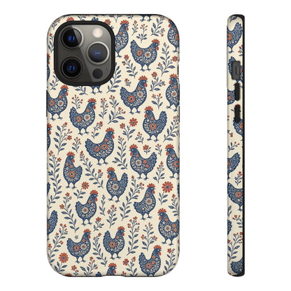 Folk Hens Tough Case