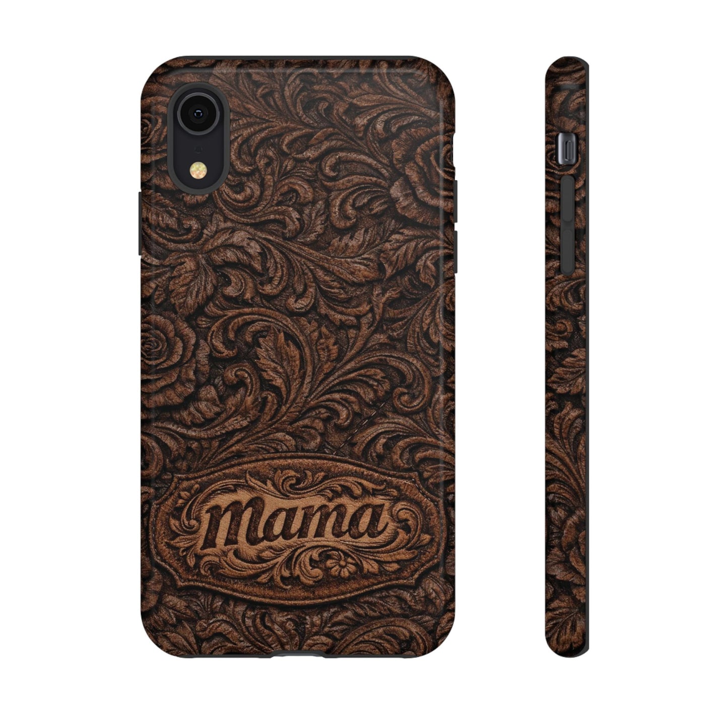 Carved Floral Mama Tough Case