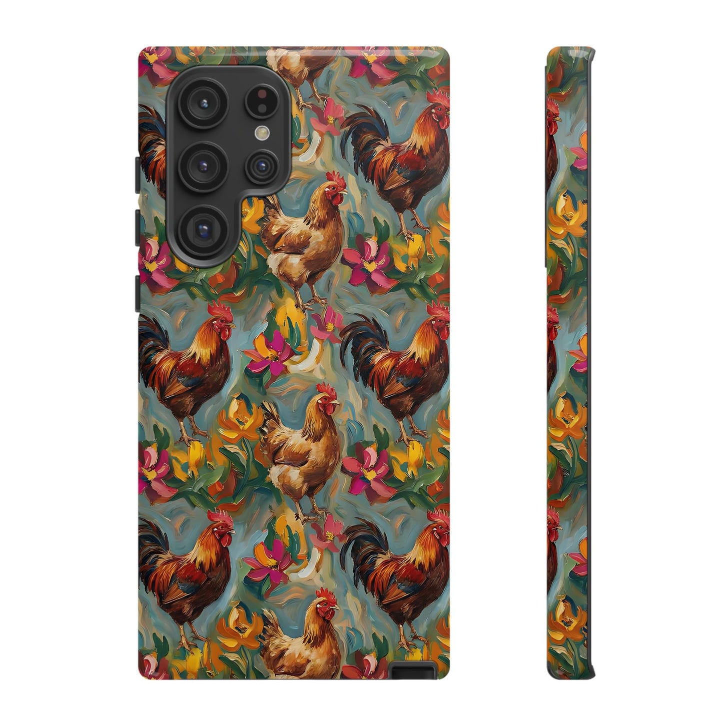 Painted Chickens Tough Case