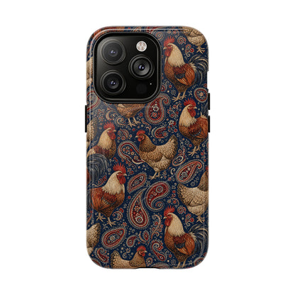Patriotic Paisley Chickens Magnetic Case