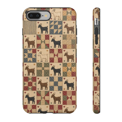 Goat Quilt Tough Case
