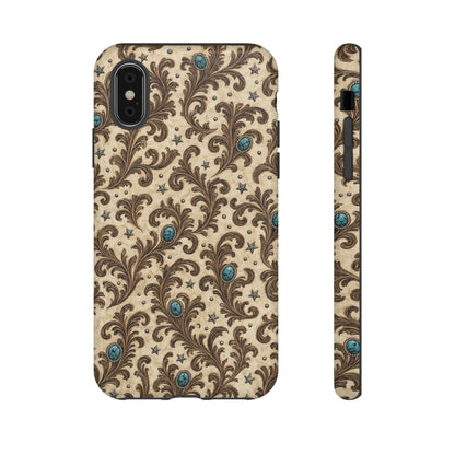 Turquoise Plume Tough Case