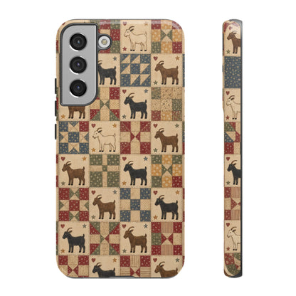 Goat Quilt Tough Case