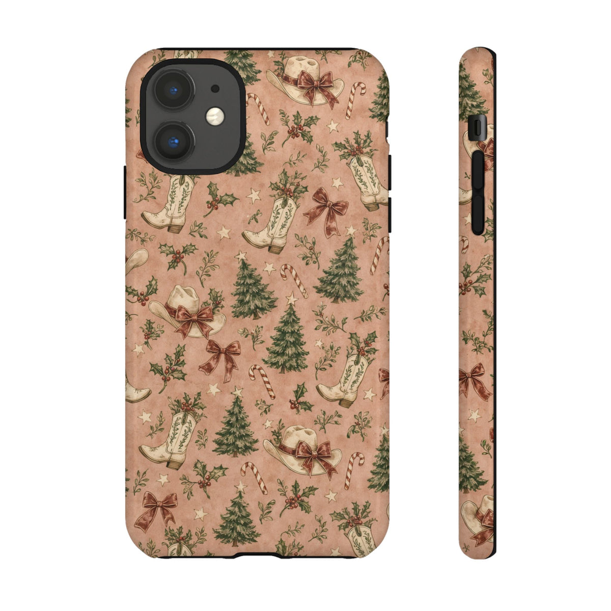 Pink Cowgirl Christmas Tough Case