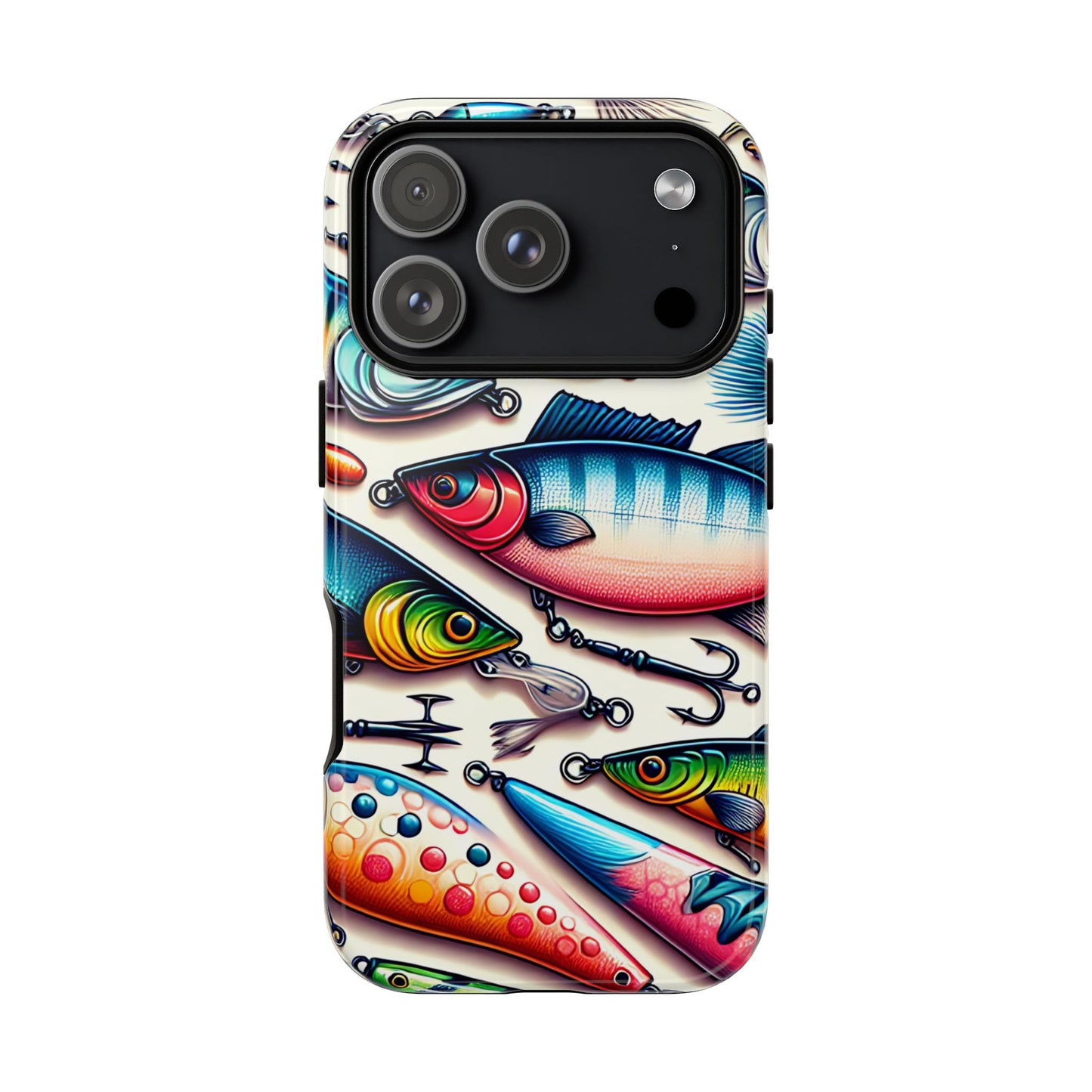 Colorful Fishing Lures Tough Phone Case