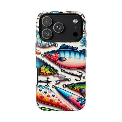 Colorful Fishing Lures Tough Phone Case