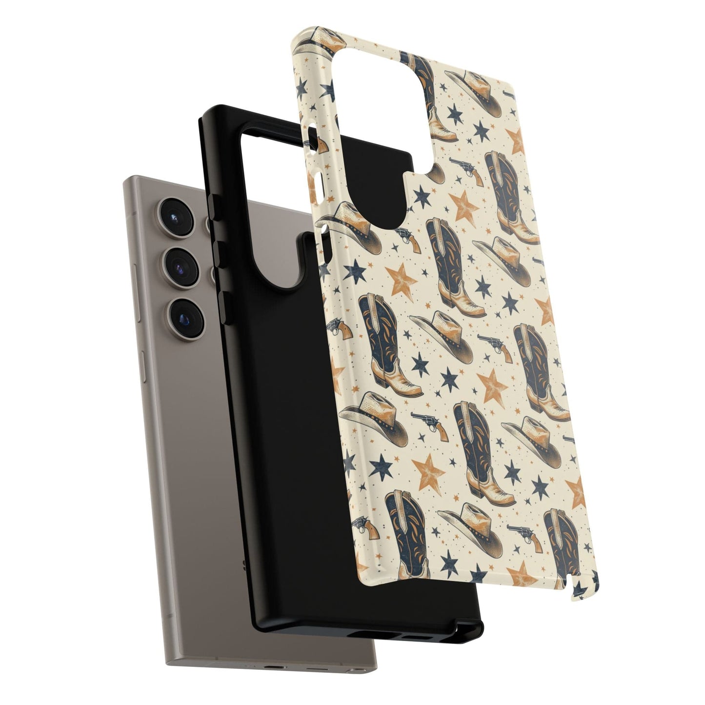 Black Gold Boots Phone Case