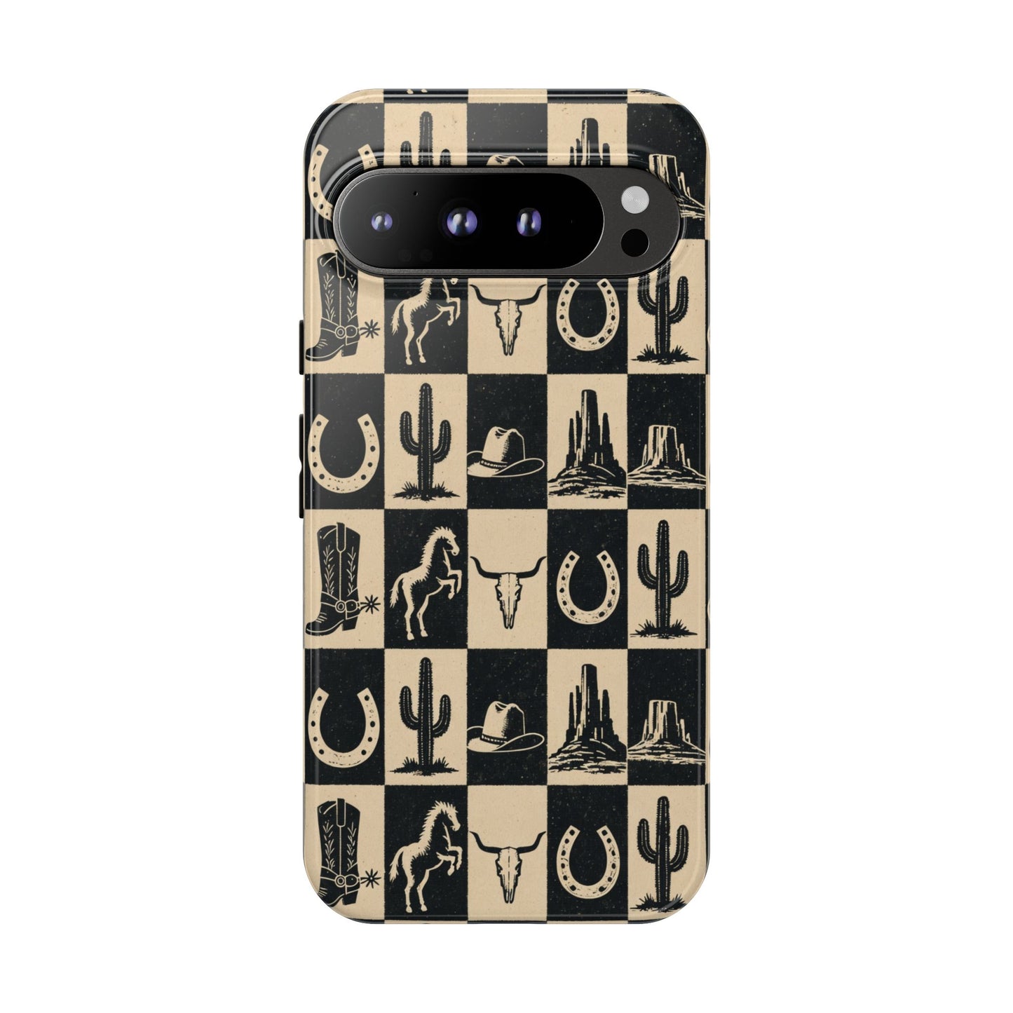 Western Checkerboard Tough Case