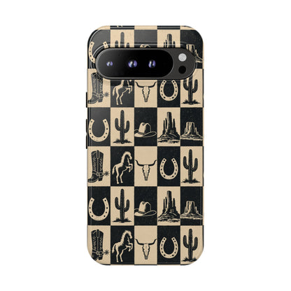 Western Checkerboard Tough Case