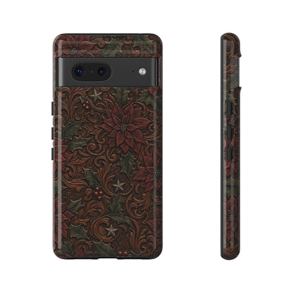 Tooled Poinsettia Tough Case