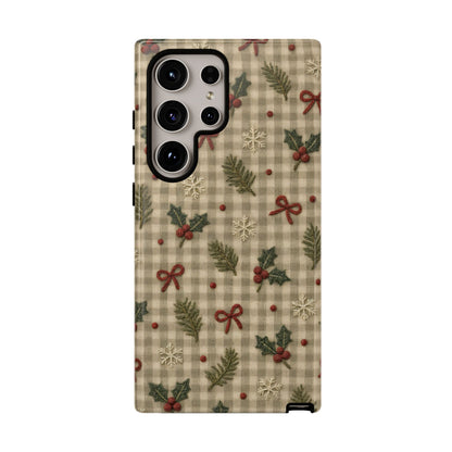 Gingham Holly Tough Case