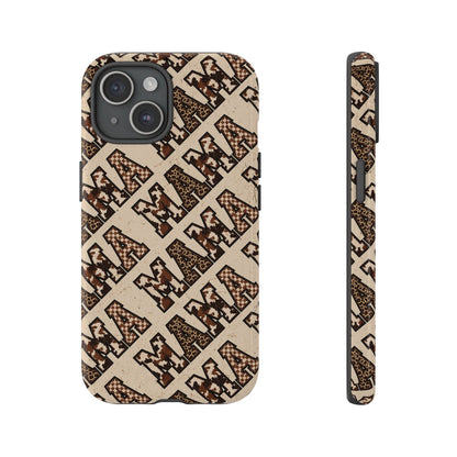 Grunge Cowhide Mama Tough Case