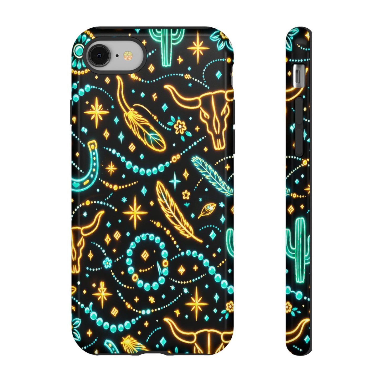 Neon Turquoise Tough Case