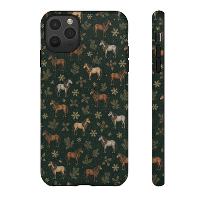 Evergreen Horses Tough Case