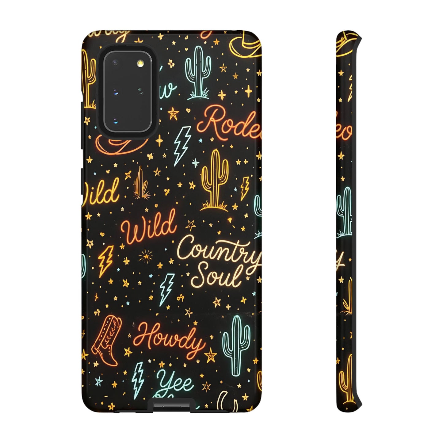 Neon Western Script Tough Case