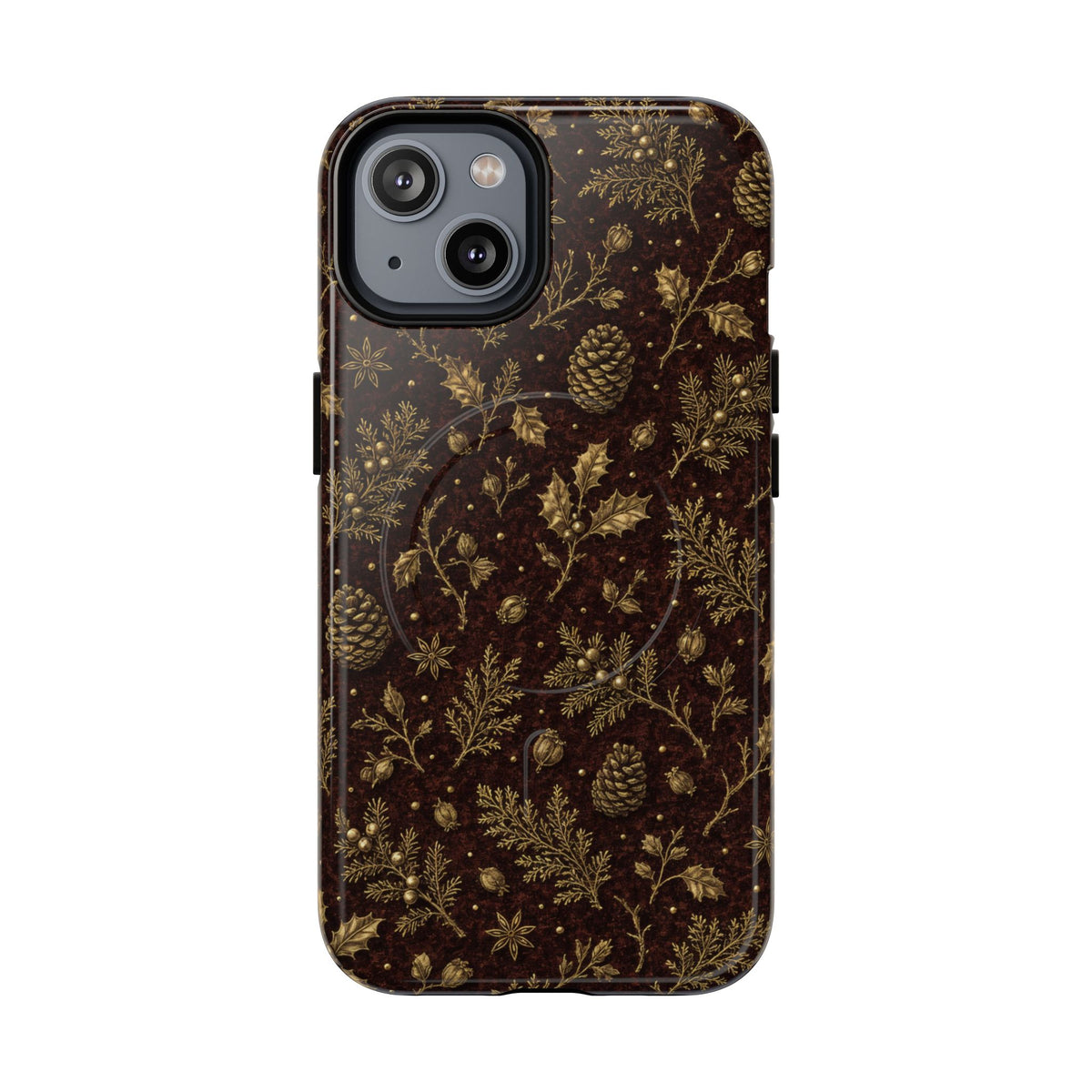 Brass Winter Botanicals Magnetic Case