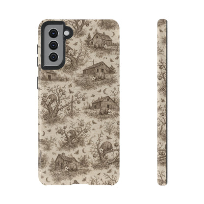 Opossum Toile Tough Case