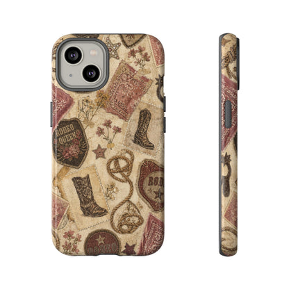 Cowgirl Collage Tough Case