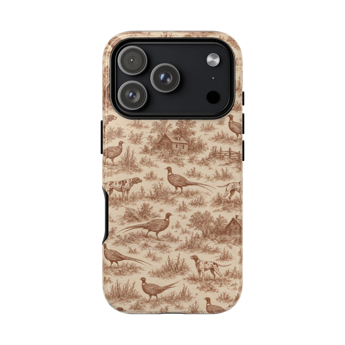 Pheasant Toile Tough Case