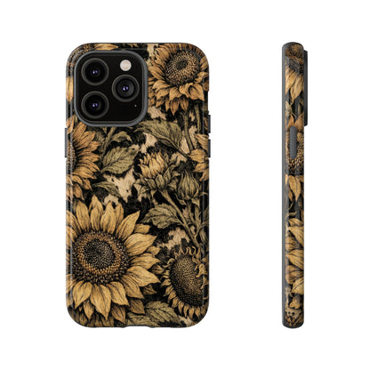 Cowhide Sunflowers Tough Case