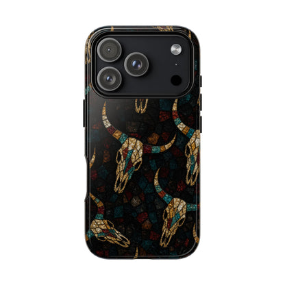 Stained Bull Skull Tough Case