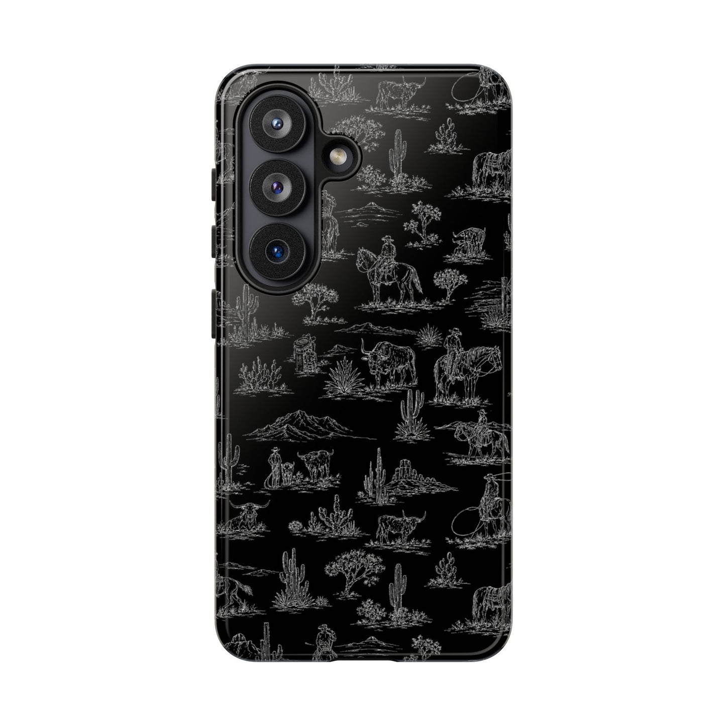 Midnight Toile Tough Case