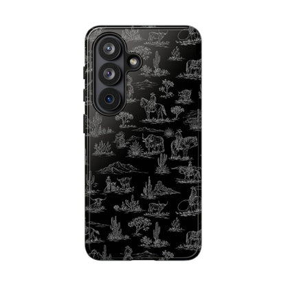 Midnight Toile Tough Case
