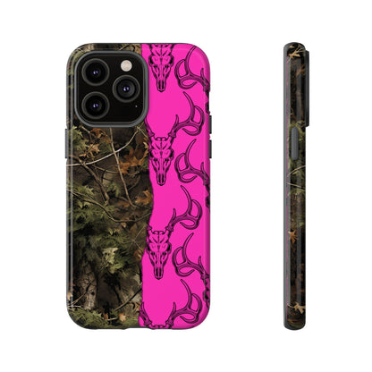 Camo Deer Skulls Pink Tough Case