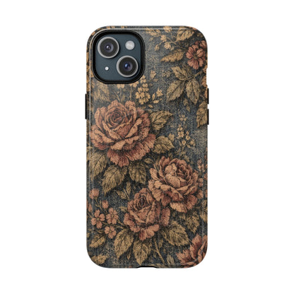 Denim Blooms Magnetic Case