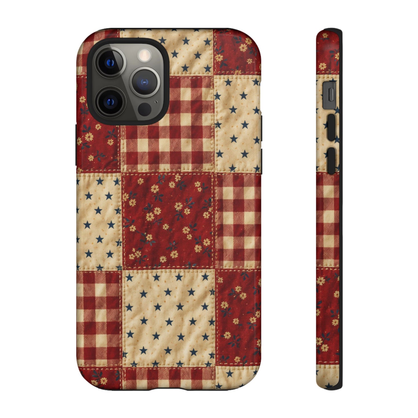 Gingham Stars Tough Case