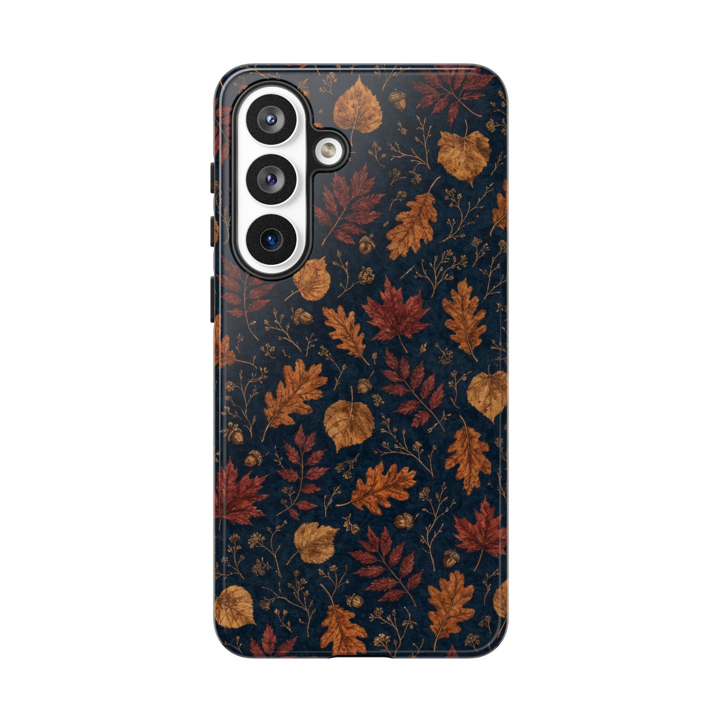 Navy Oak Leaf Tough Case