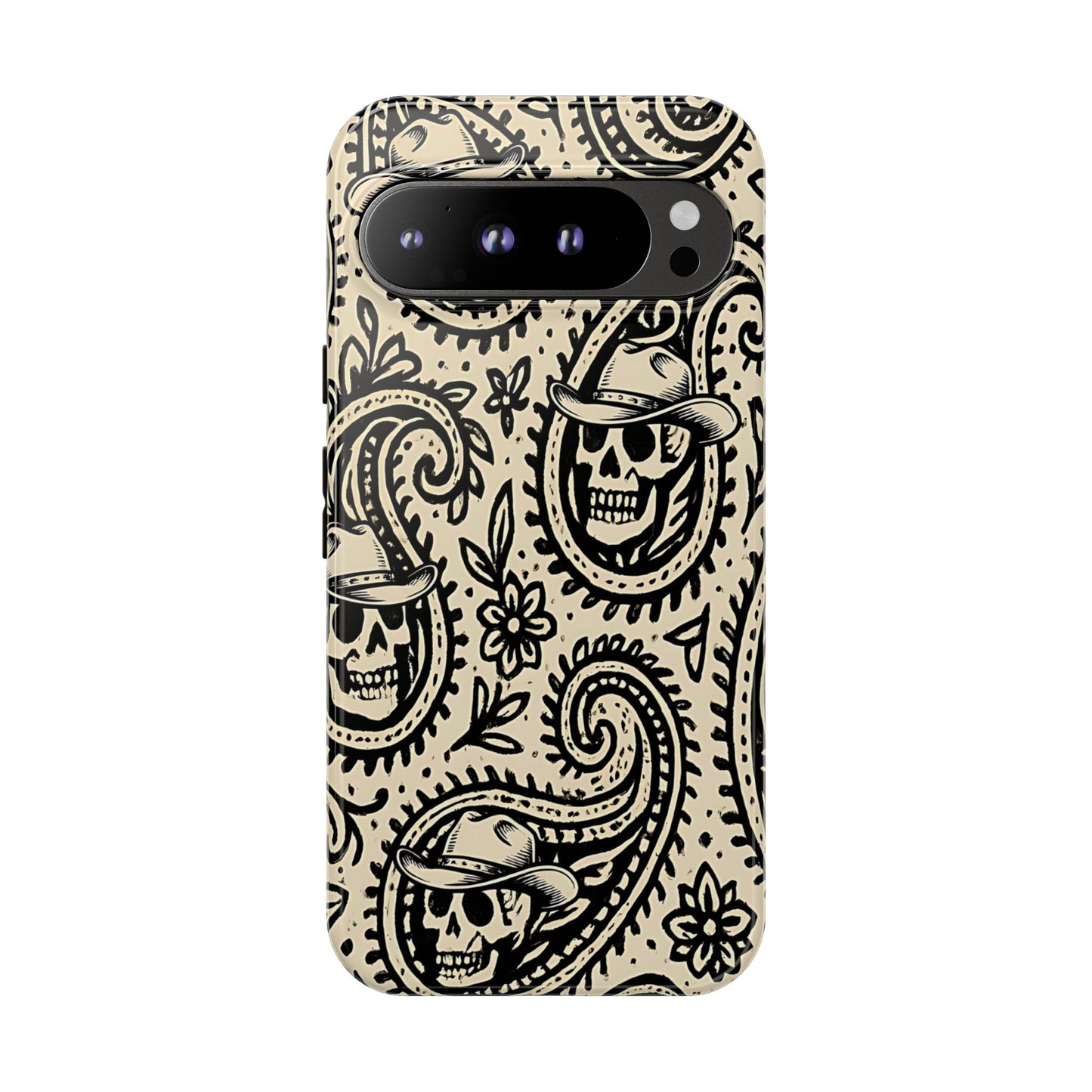 Cowboy Skull Paisley Tough Case