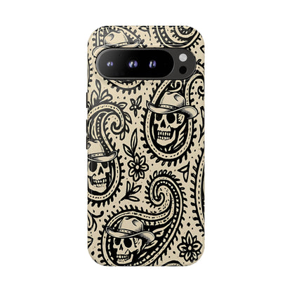 Cowboy Skull Paisley Tough Case
