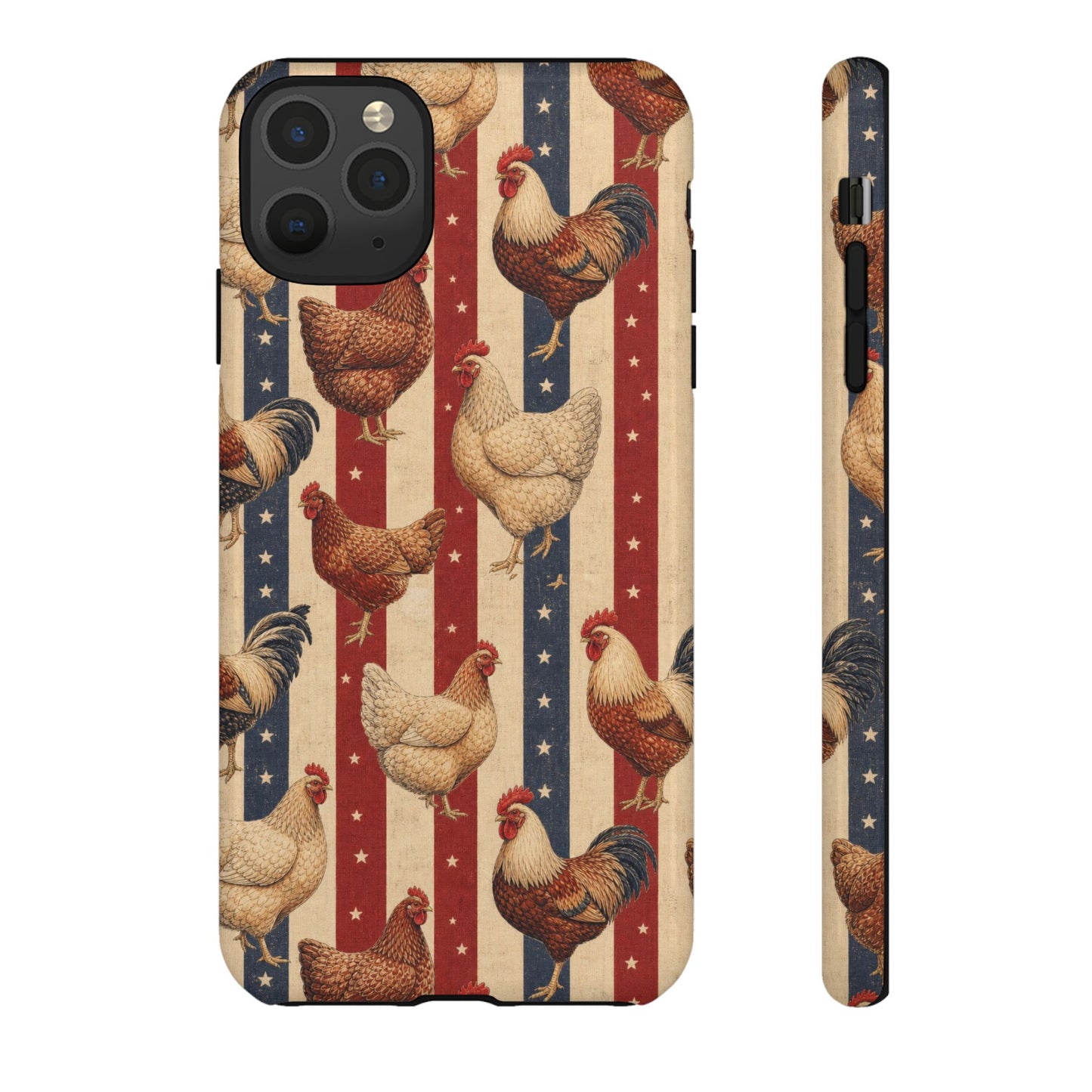 Chickens and Stripes Tough Case