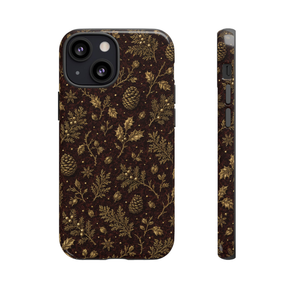 Brass Winter Botanicals Tough Case