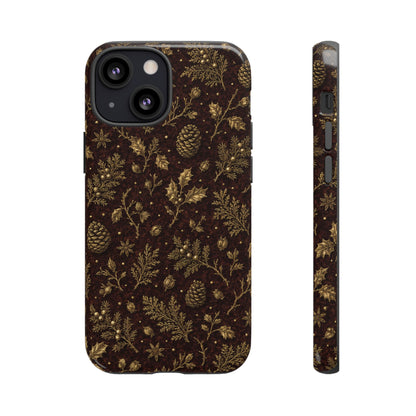 Brass Winter Botanicals Tough Case