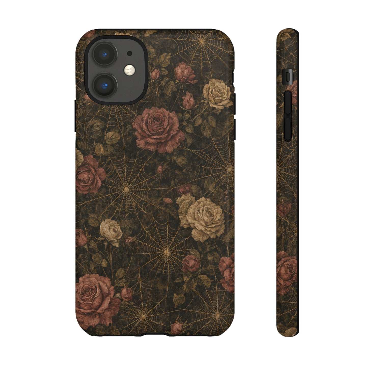 Spiderweb Rose Tough Case